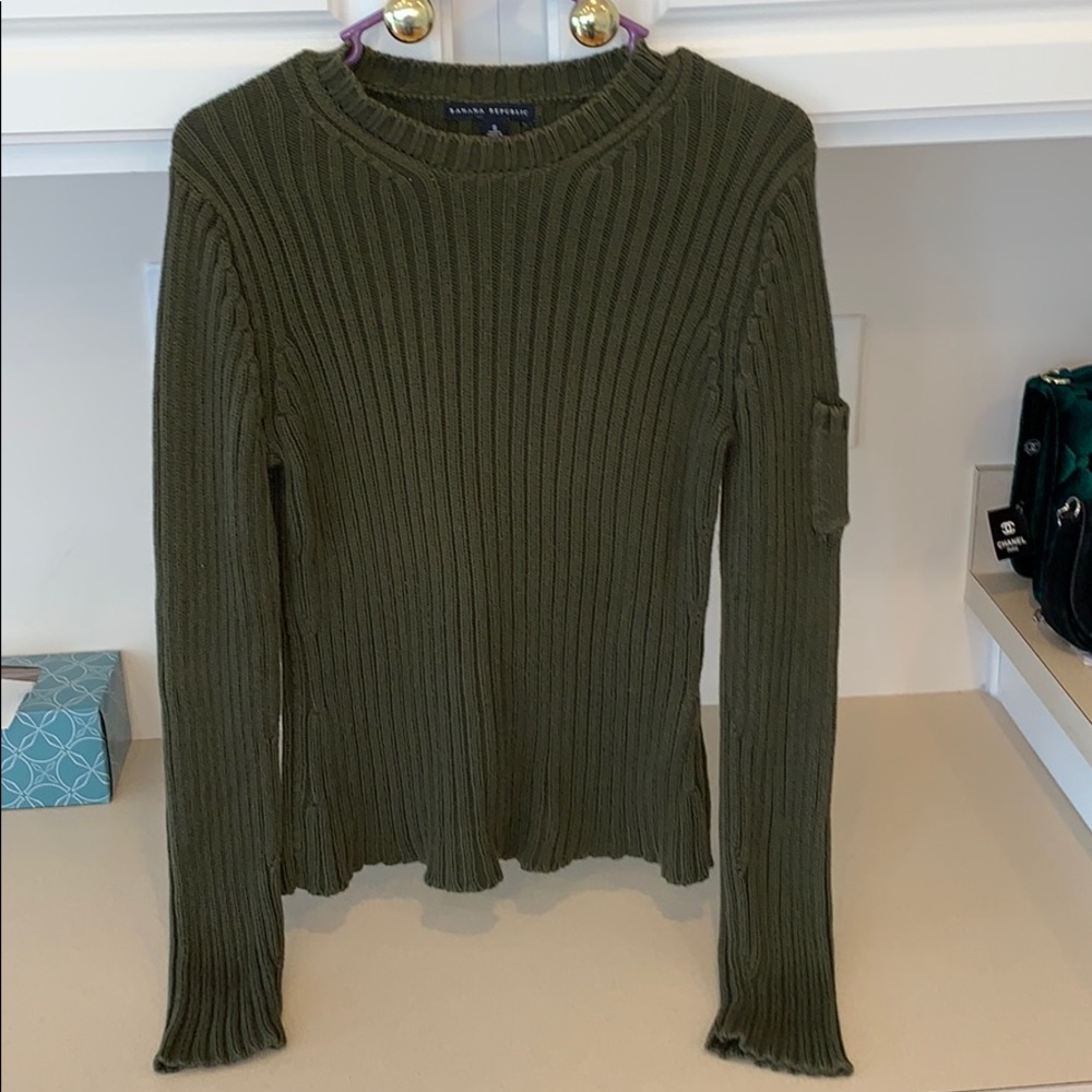 BANANA REPUBLIC Crew Neck 100% Cotton Sweater.